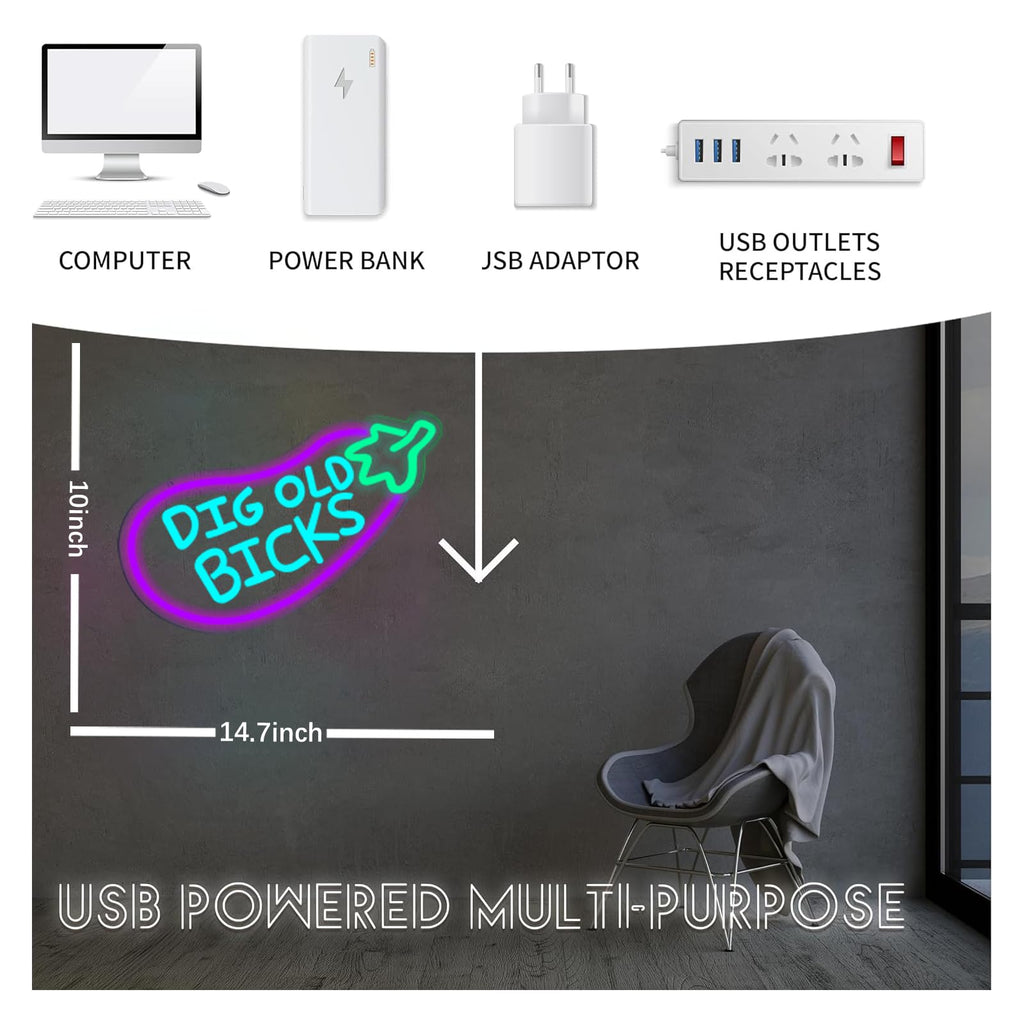 Skull Neon Sign – Yellow LED Neon Lights for Game Room Decor & Man Cave Lighting