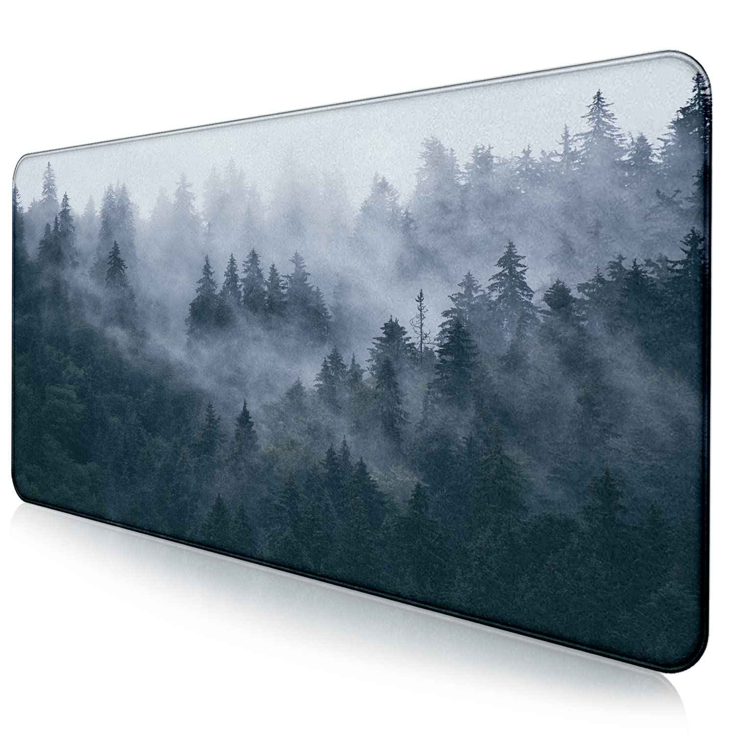 Extended Gaming Mouse Pad - Large Waterproof Non-Slip Desk Mat with Stitched Edges