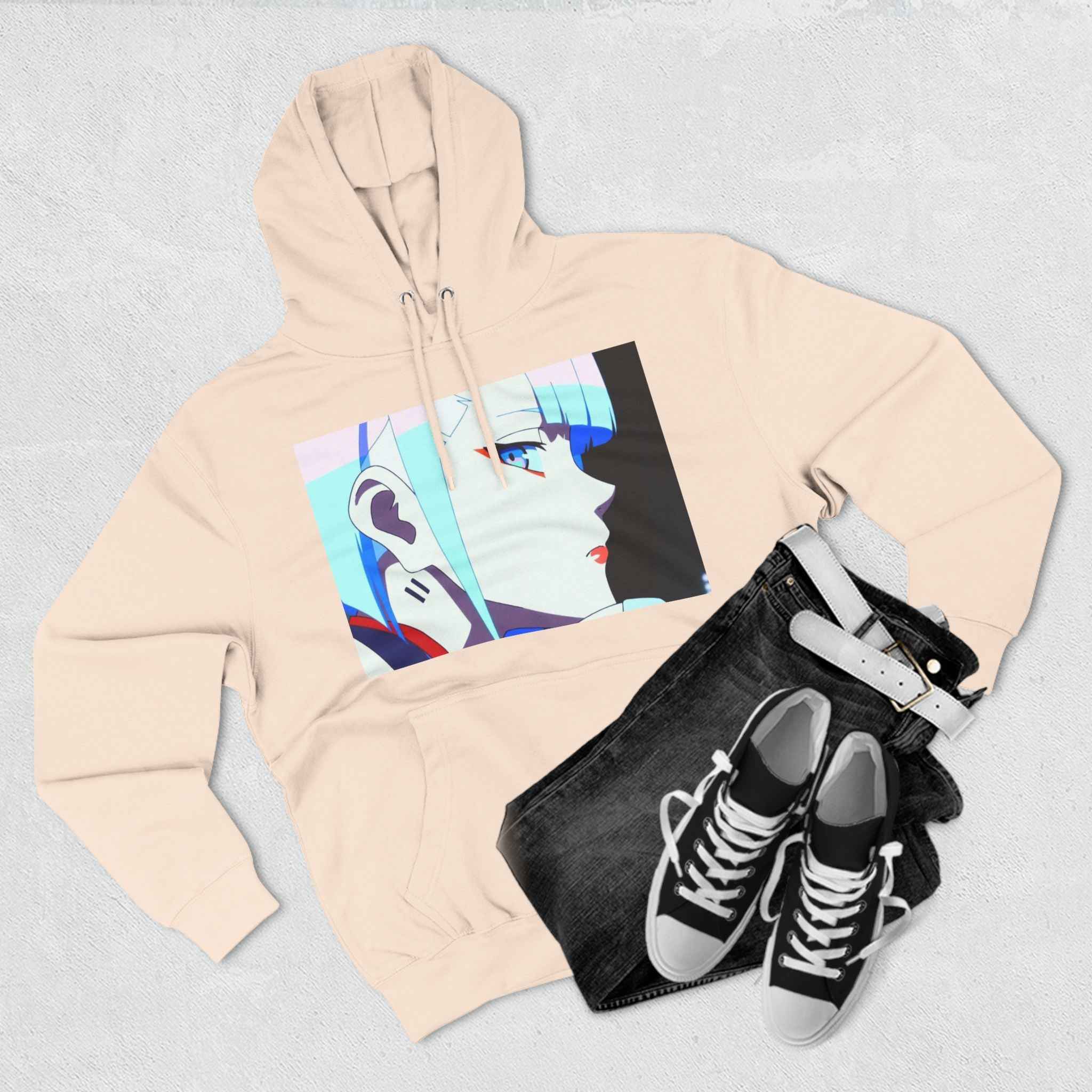 Cyberpunk Hoodie – Unisex Pullover With Durable Drawstring Hood & Kangaroo Pocket