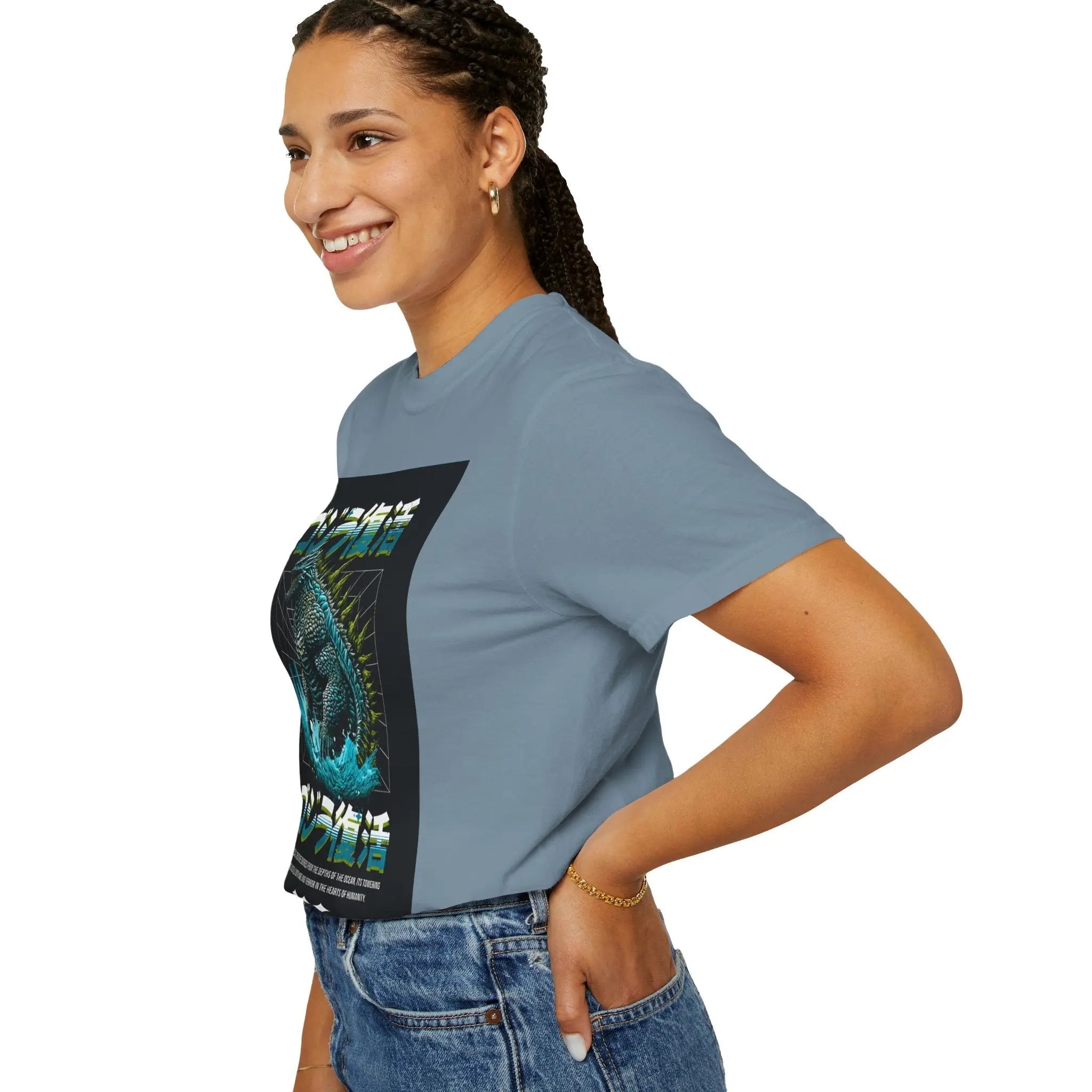 Garment Dyed T-Shirt - Unisex Cotton Tee With Soft Washed Cotton & Relaxed Fit Shirt