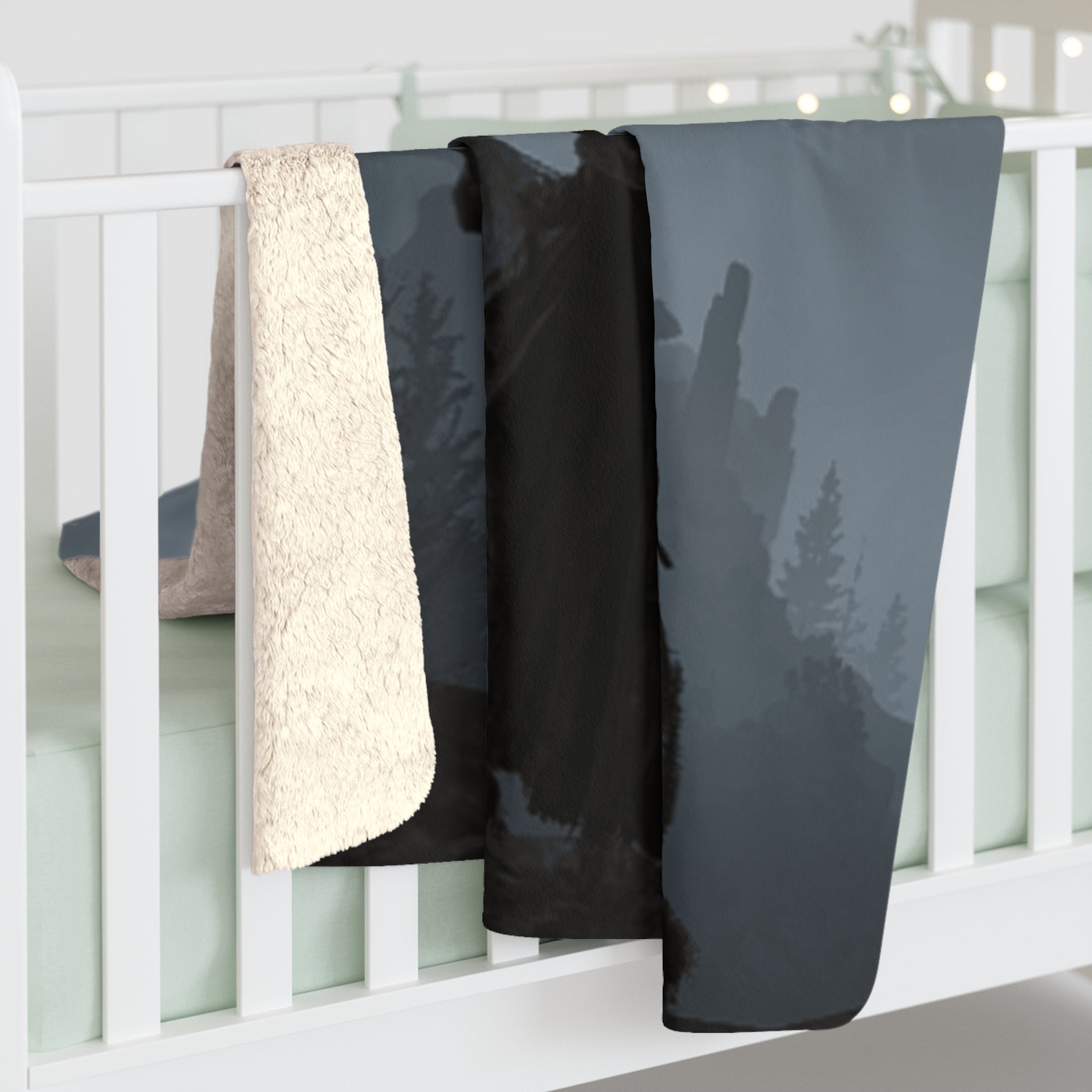 Sherpa Fleece Blanket - Cozy Plush Warm Throw with Durable Hemmed Edges