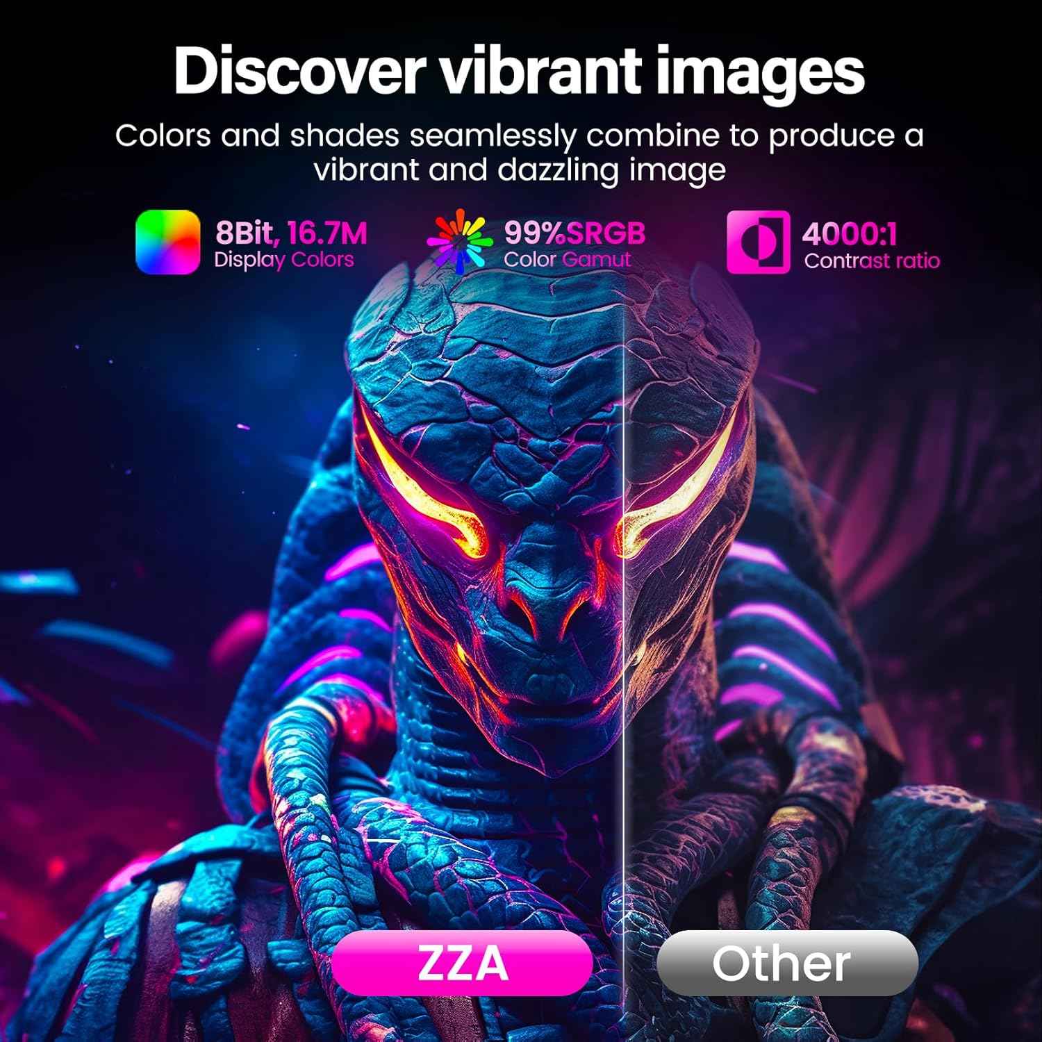 27 Inch Gaming Monitor - Curved FHD Display | 200Hz Refresh Rate | 1ms Response Time