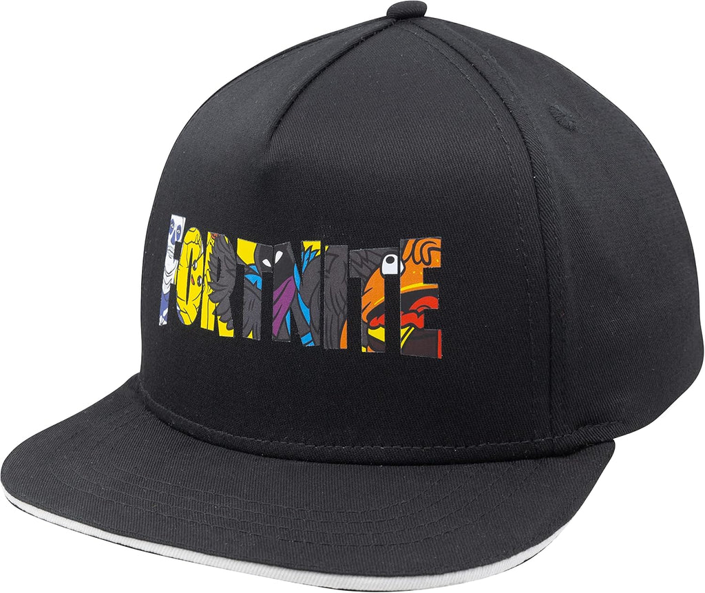 Fortnite Baseball Cap – Boys Fitted Hat With Flatbrim Cotton Design