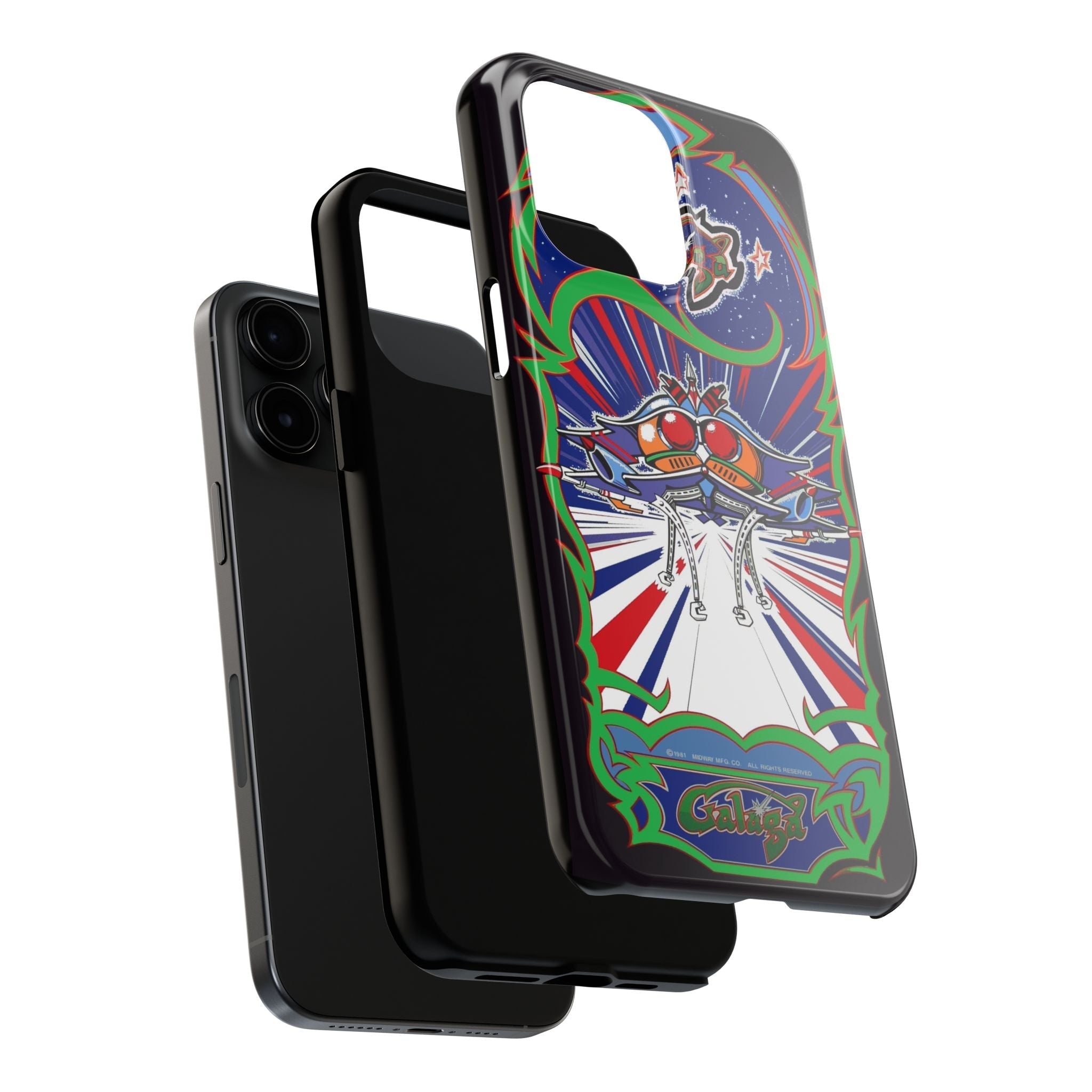 Galaga inspired Classic Arcade Tough Phone Cases