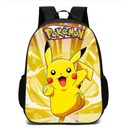 Pokémon Pikachu Backpack Student School Bag Pencil Case