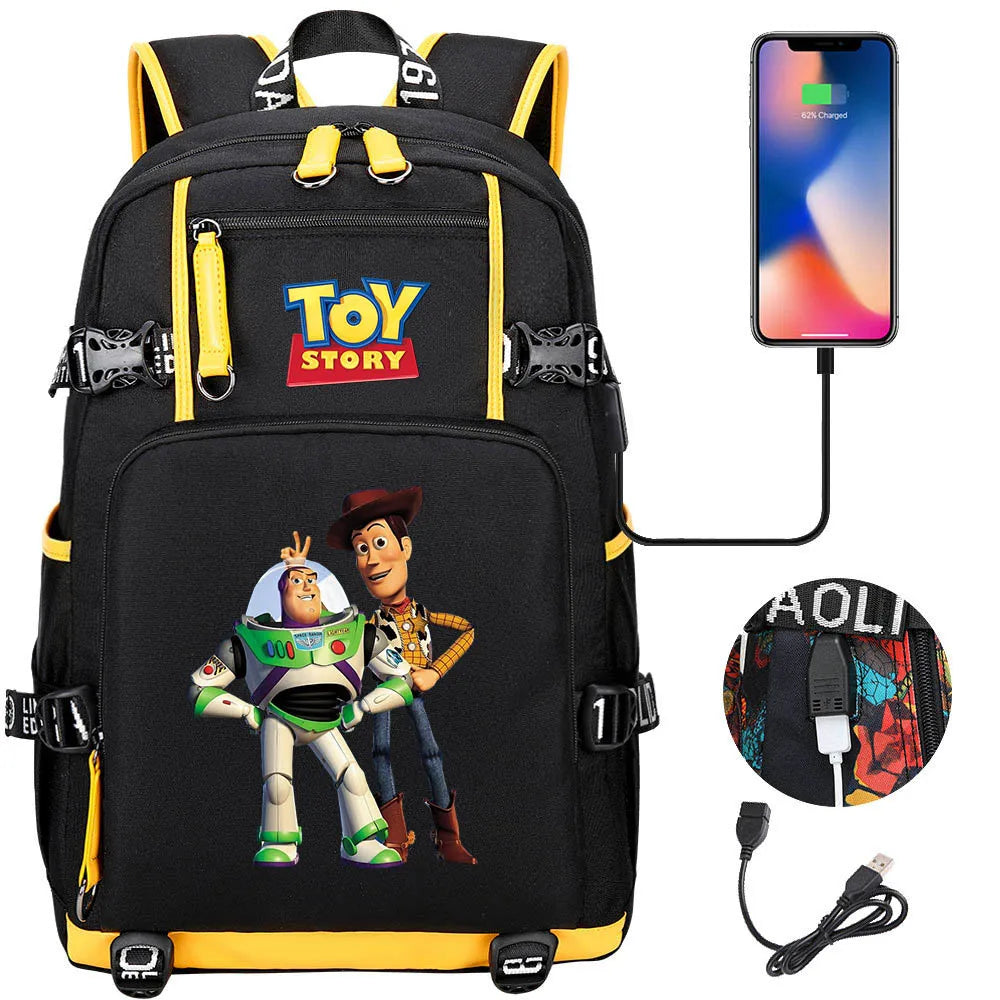 Buzz Lightyear & Woody USB Charging Backpack – To School and Beyond!