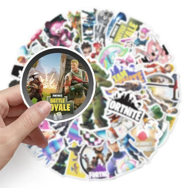 Fortnite Character Stickers - Laptop Decal Collection Featuring Waterproof Vinyl & Graffiti Art