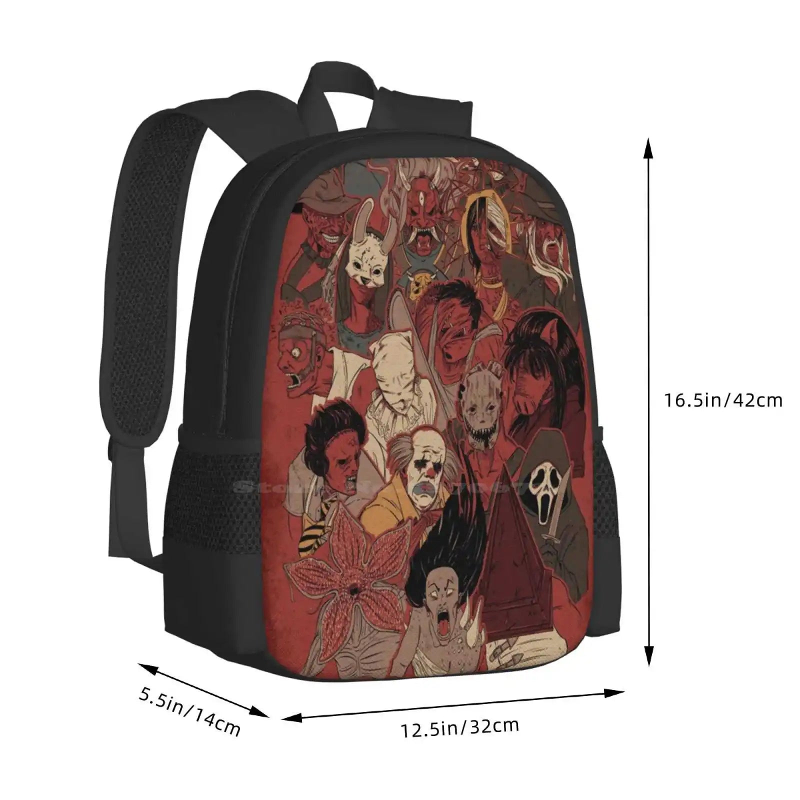 Killers Of The Fog Backpack Dbd Killers Red Huntress Wraith Trapper Spirit Doctor Hag Deathslinger