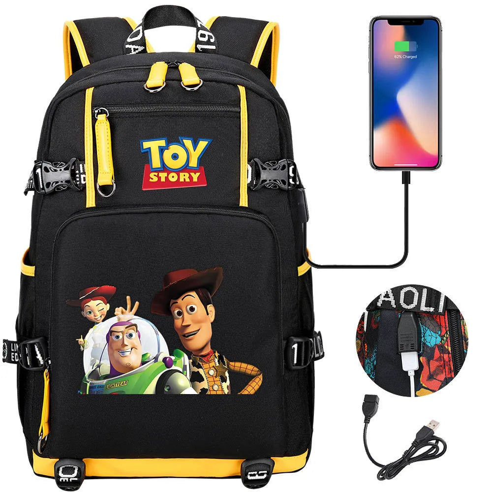 Buzz Lightyear & Woody USB Charging Backpack – To School and Beyond!