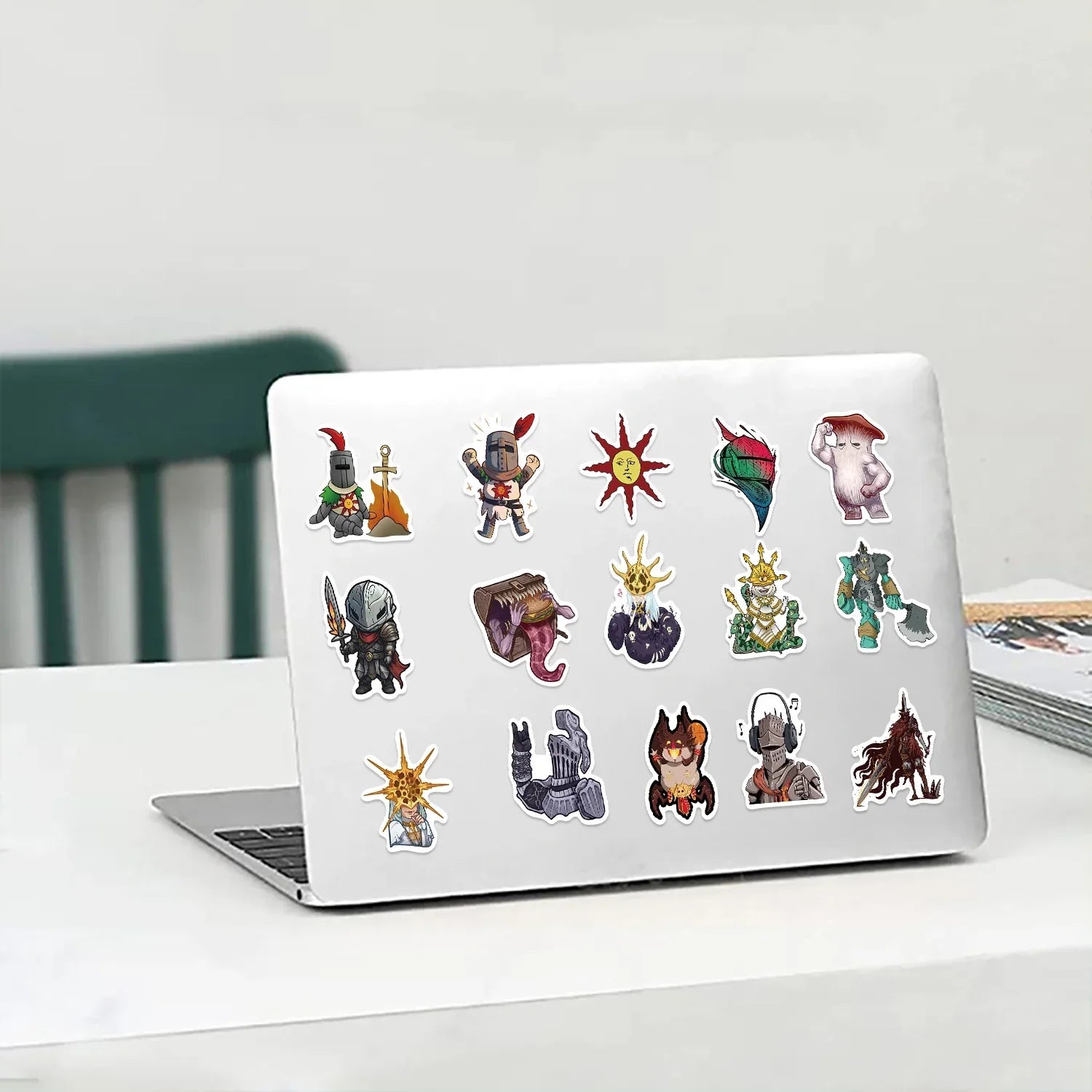Dark Souls Stickers – 50PCS Waterproof Vinyl Decals | Durable Gaming Laptop Stickers