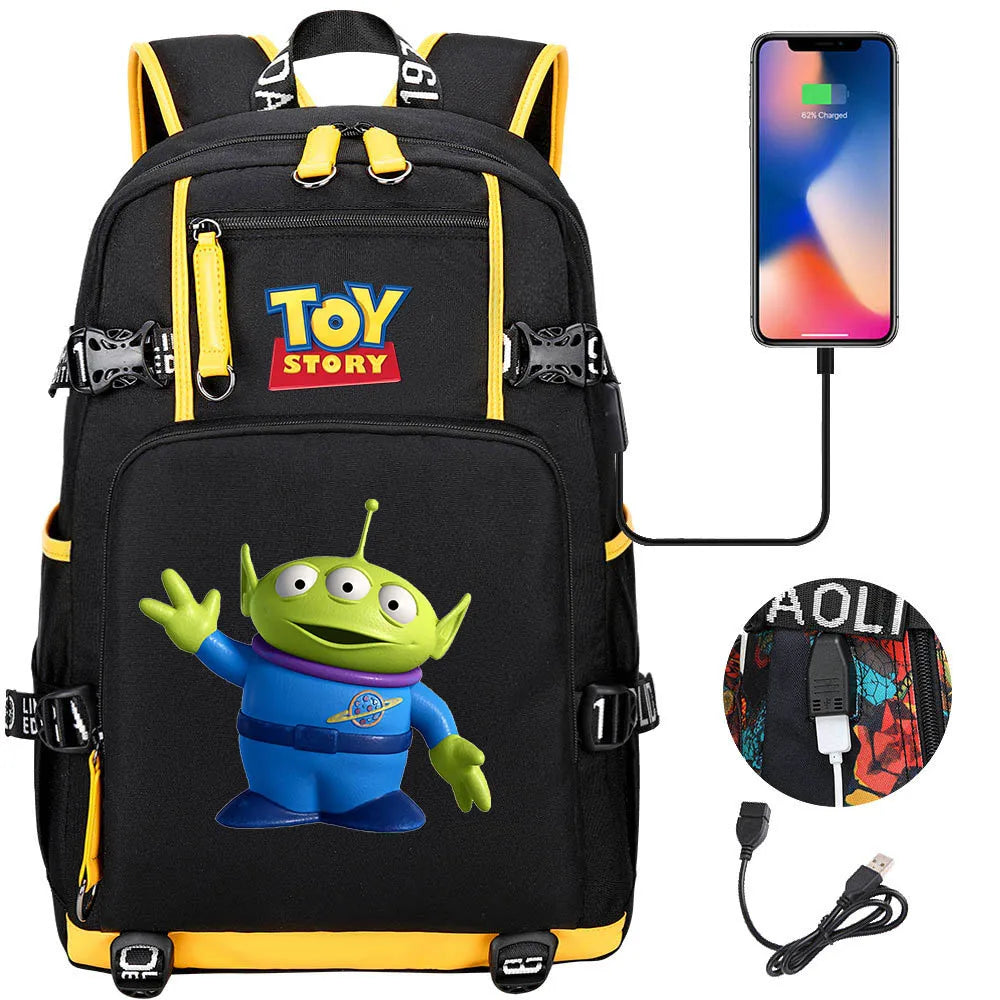 Buzz Lightyear & Woody USB Charging Backpack – To School and Beyond!
