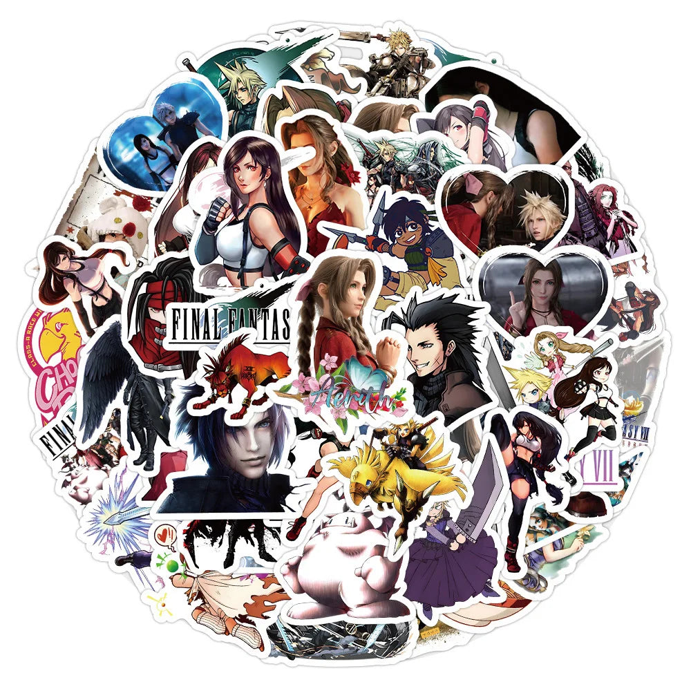 Final Fantasy Stickers – Waterproof Vinyl Decals | Durable Scratch Resistant Pack