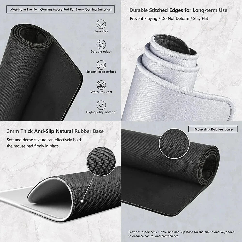 Assassins Creed Mouse Pad - XXL Gaming Desk Mat | Non Slip Rubber Surface Protector