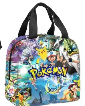 Pokémon Pikachu Backpack Student School Bag Pencil Case