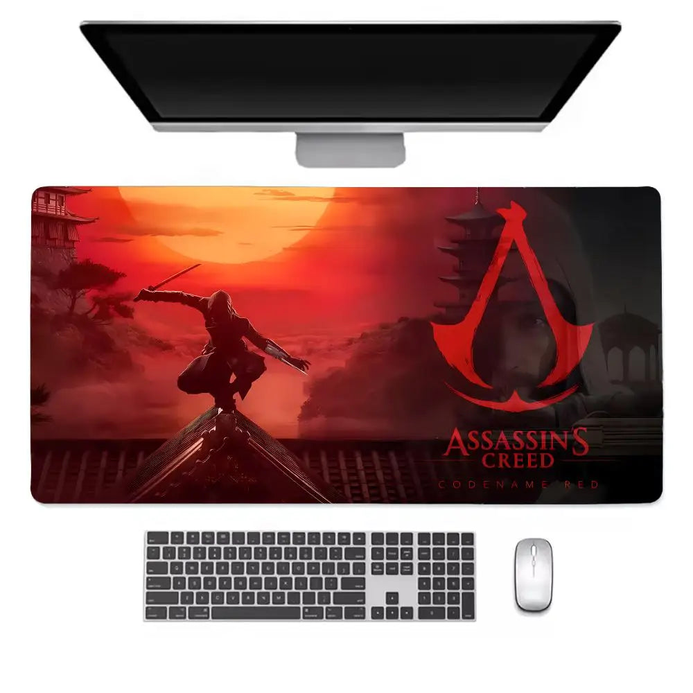 Assassins Creed Mouse Pad - XXL Gaming Desk Mat | Non Slip Rubber Surface Protector
