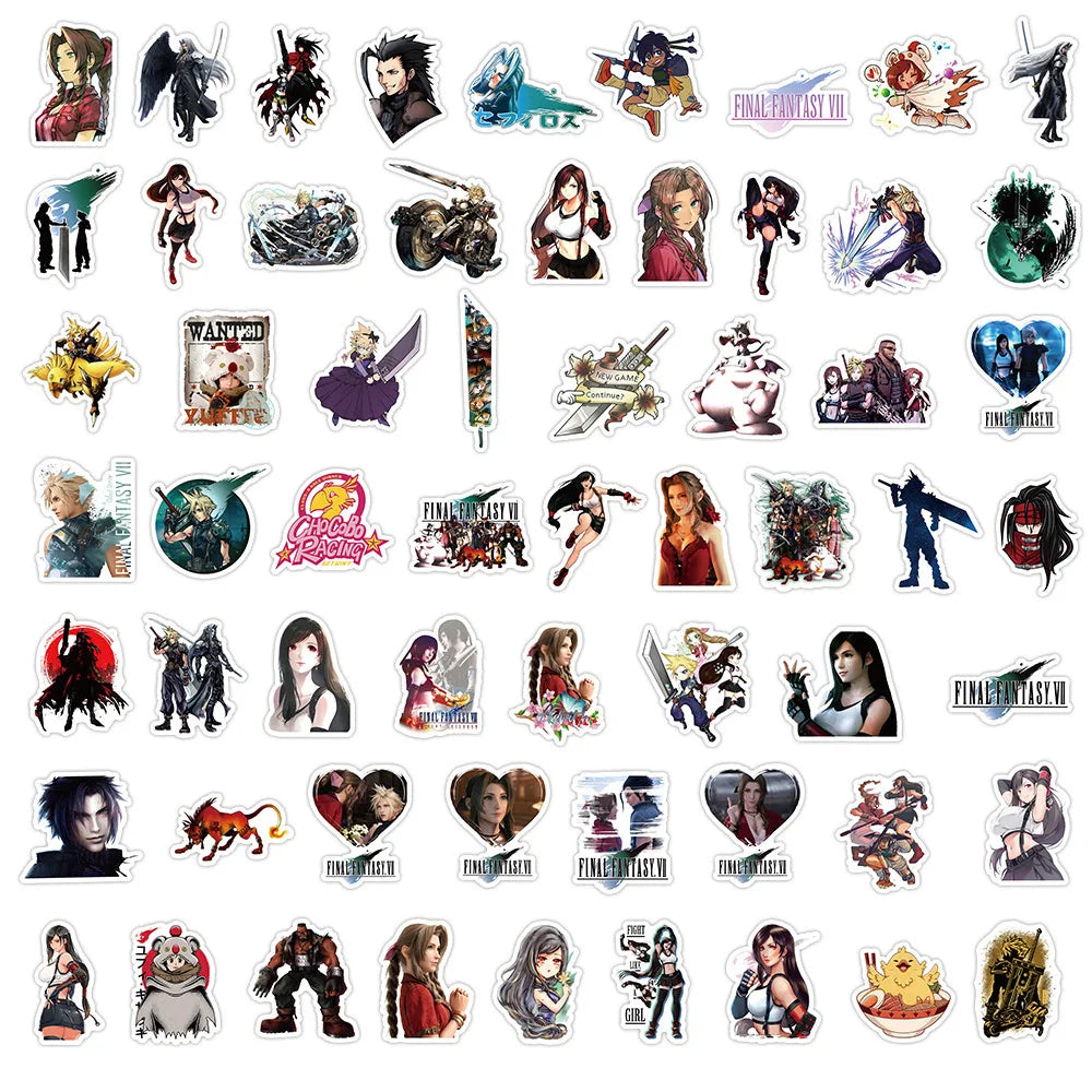 Final Fantasy Stickers – Waterproof Vinyl Decals | Durable Scratch Resistant Pack