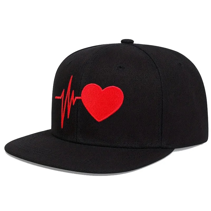 Electrocardio Gamer Hat – Stylish Heart Pulse Baseball Cap by ShopGapoGoods