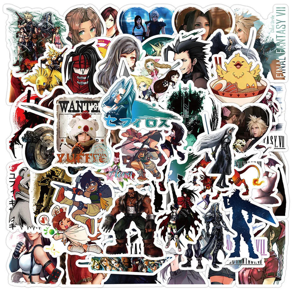 Final Fantasy Stickers – Waterproof Vinyl Decals | Durable Scratch Resistant Pack