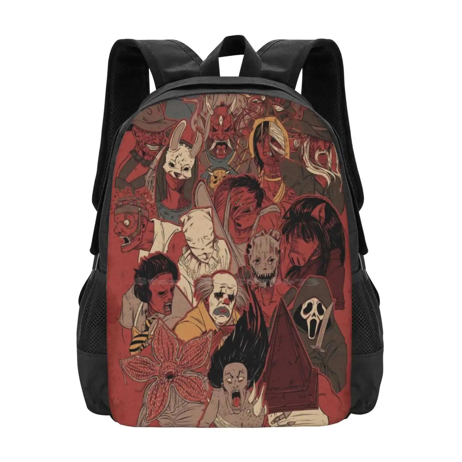 Killers Of The Fog Backpack Dbd Killers Red Huntress Wraith Trapper Spirit Doctor Hag Deathslinger