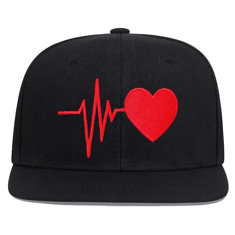 Electrocardio Gamer Hat – Stylish Heart Pulse Baseball Cap by ShopGapoGoods