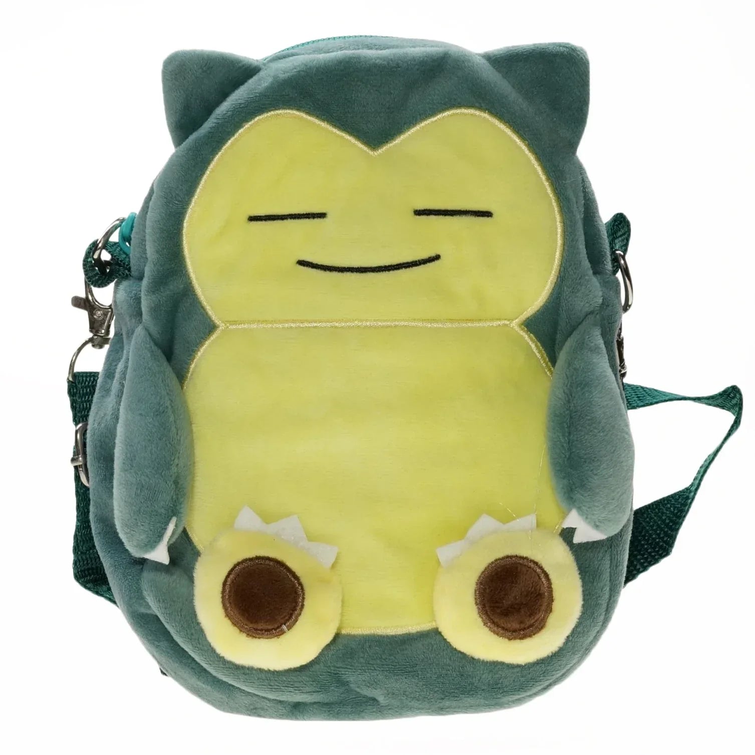 Backpacks featuring Pokemon such as Pikachu, Eevee, Charmander, Snorlax, and Psyduck
