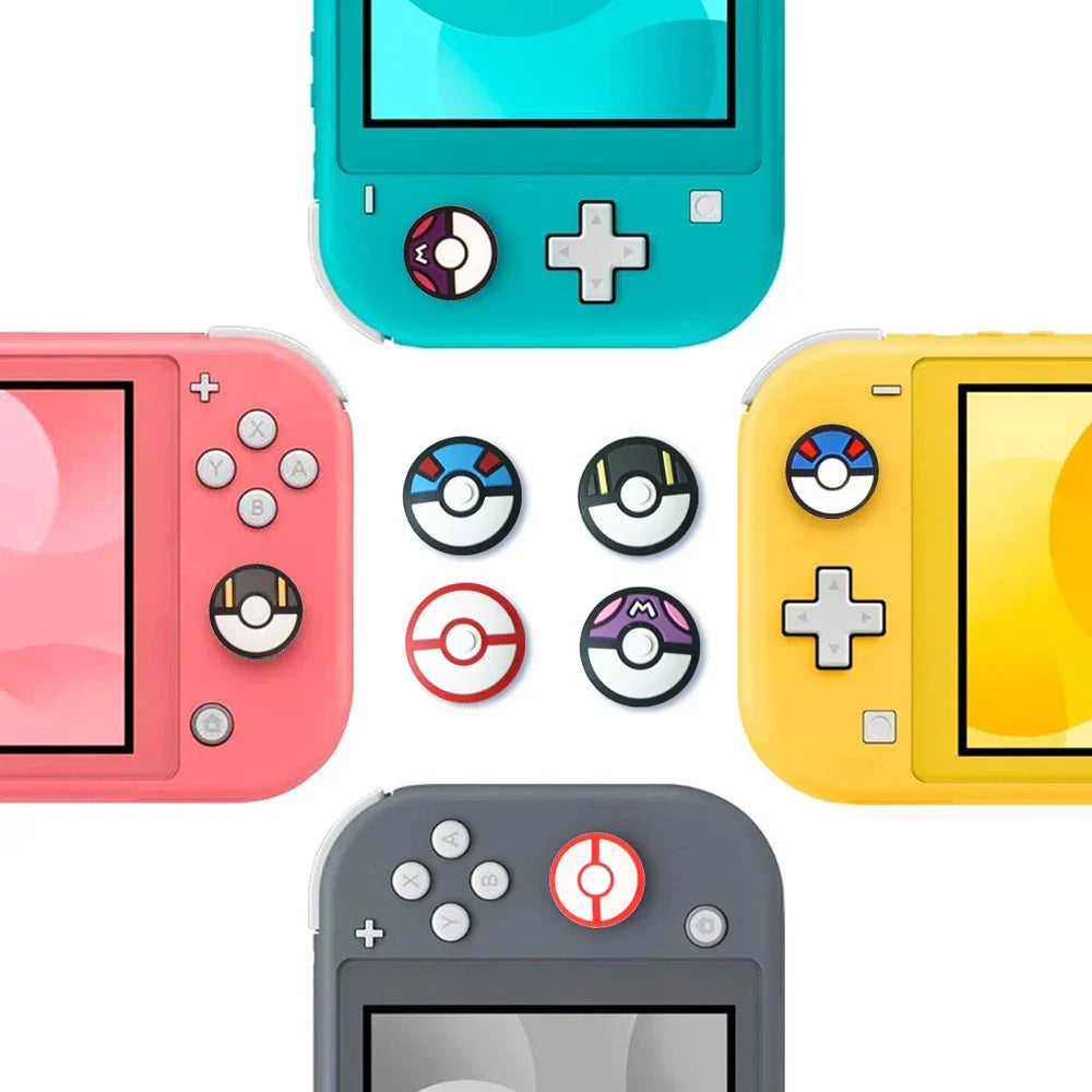 Silicone Thumb Stick Grips - 8pcs Analog Stick Caps for Nintendo Switch Controllers