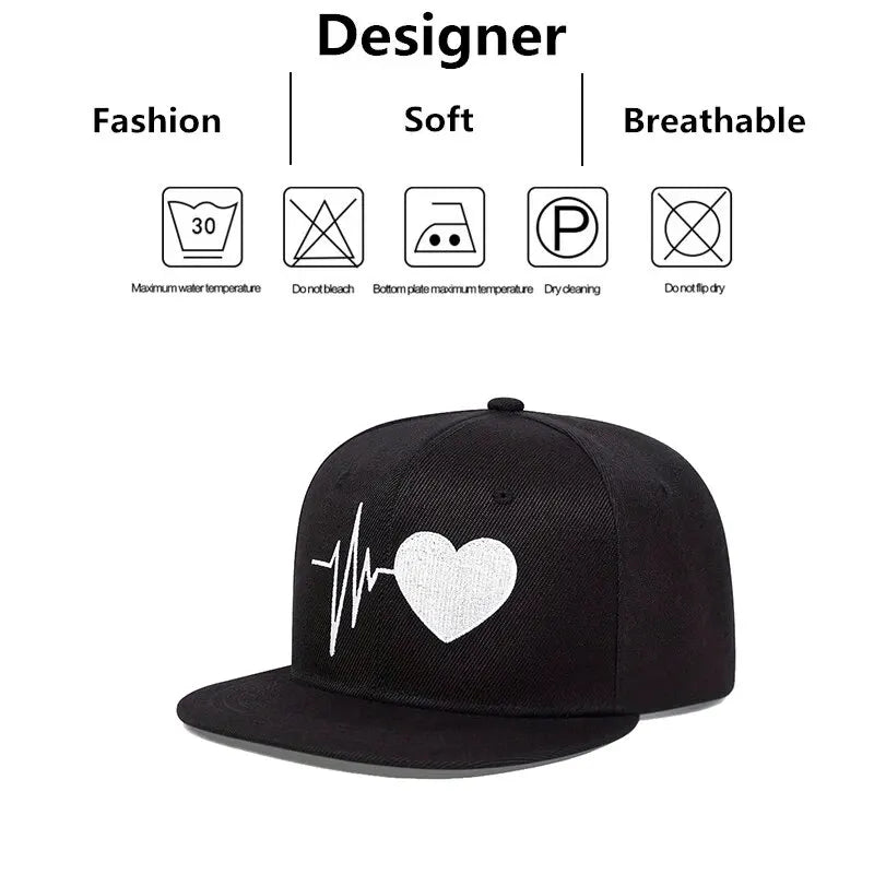 Electrocardio Gamer Hat – Stylish Heart Pulse Baseball Cap by ShopGapoGoods