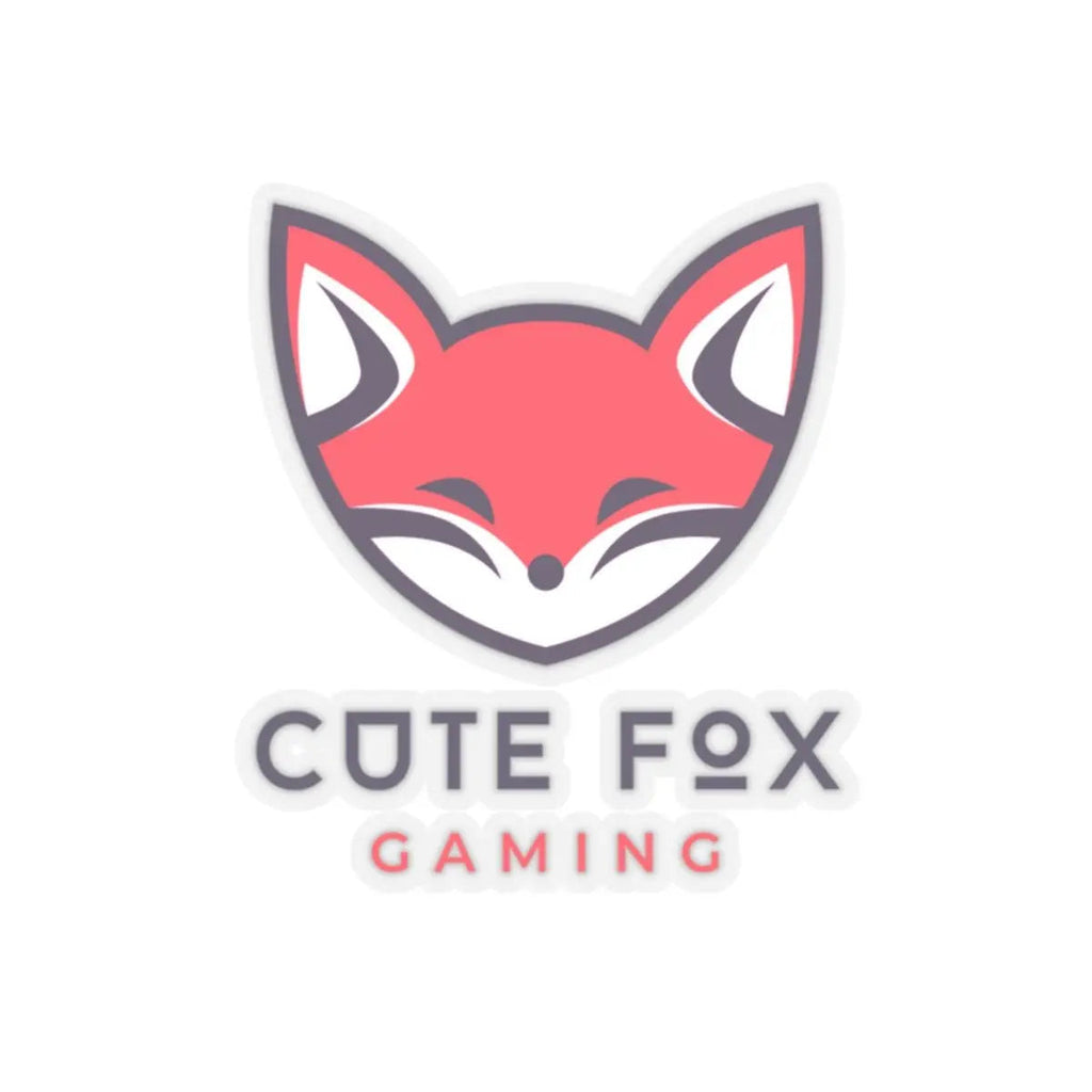 Fox Gamer Stickers – Cute Vinyl Kiss Cut Decals | Adorable Chibi Style Pack