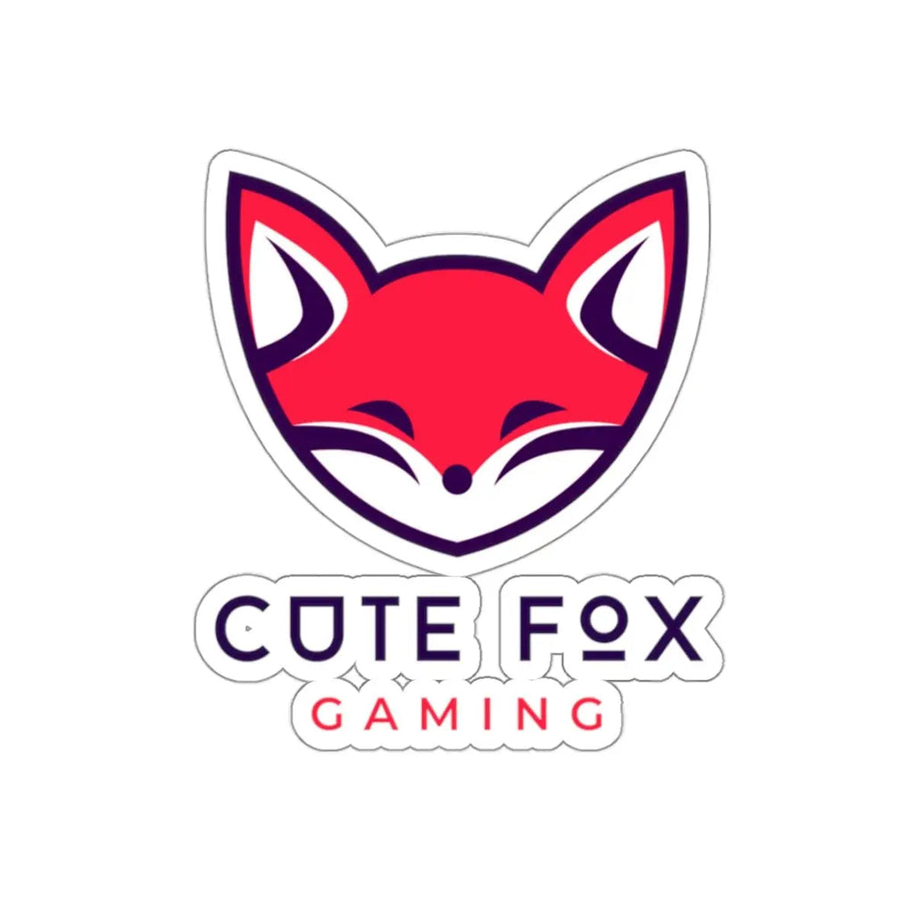 Fox Gamer Stickers – Cute Vinyl Kiss Cut Decals | Adorable Chibi Style Pack