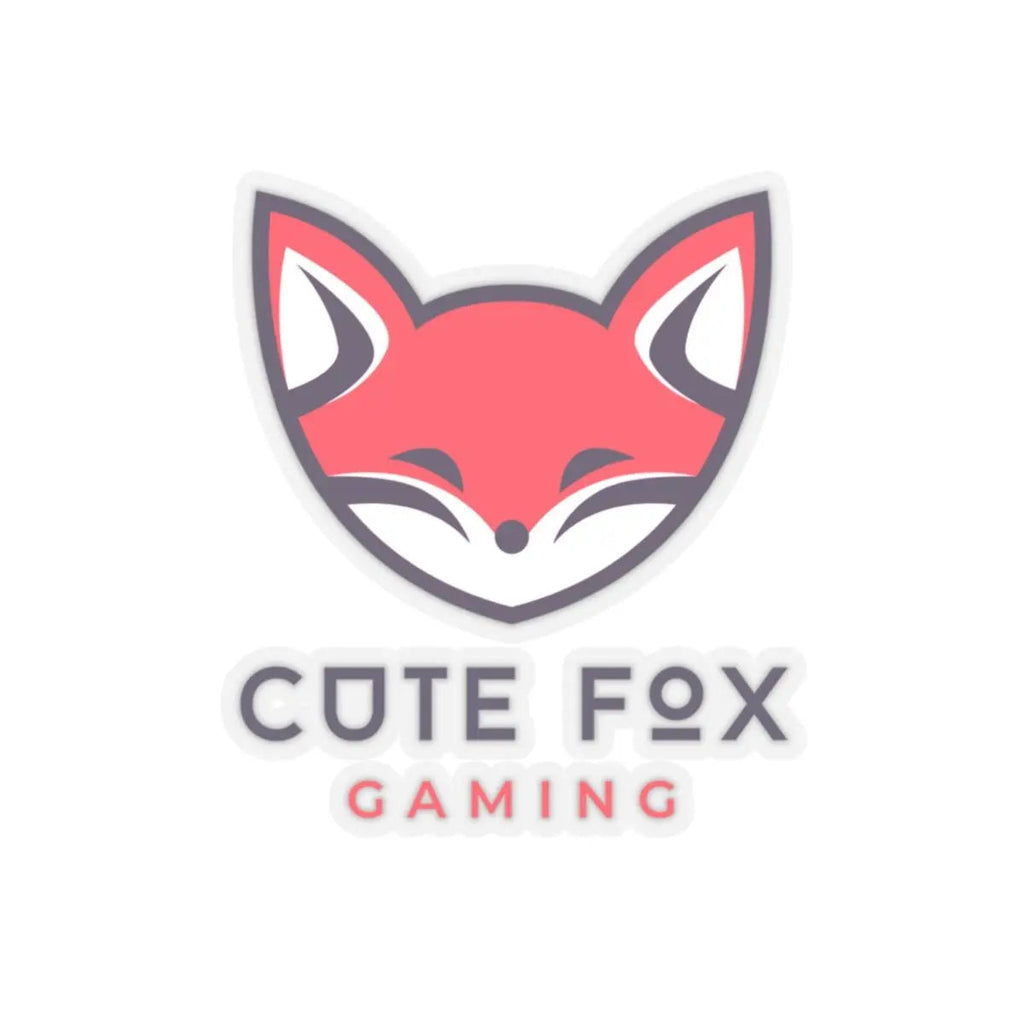 Fox Gamer Stickers – Cute Vinyl Kiss Cut Decals | Adorable Chibi Style Pack