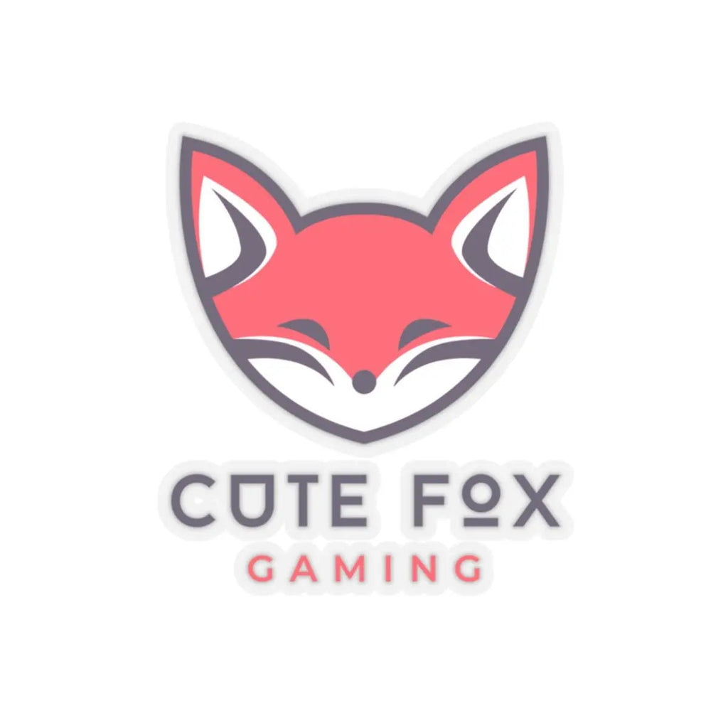 Fox Gamer Stickers – Cute Vinyl Kiss Cut Decals | Adorable Chibi Style Pack