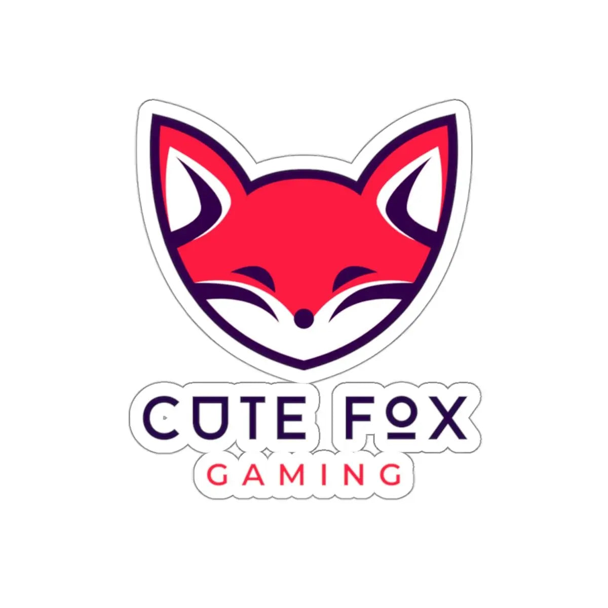 Fox Gamer Stickers – Cute Vinyl Kiss Cut Decals | Adorable Chibi Style Pack
