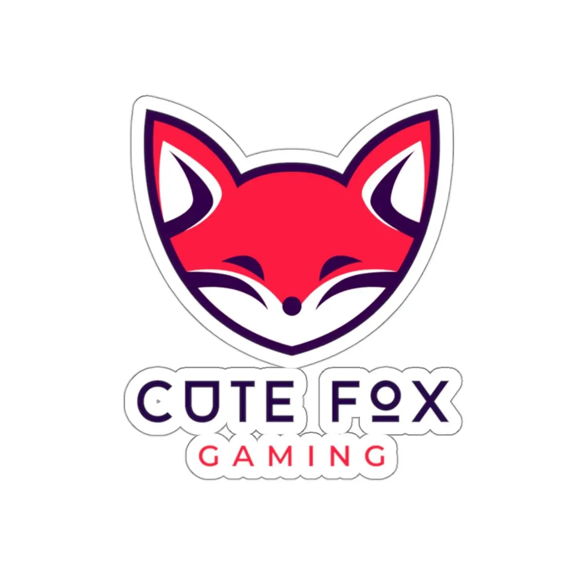Fox Gamer Stickers – Cute Vinyl Kiss Cut Decals | Adorable Chibi Style Pack