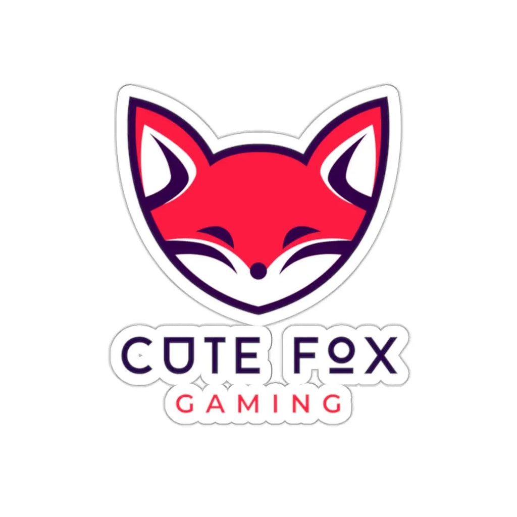 Fox Gamer Stickers – Cute Vinyl Kiss Cut Decals | Adorable Chibi Style Pack