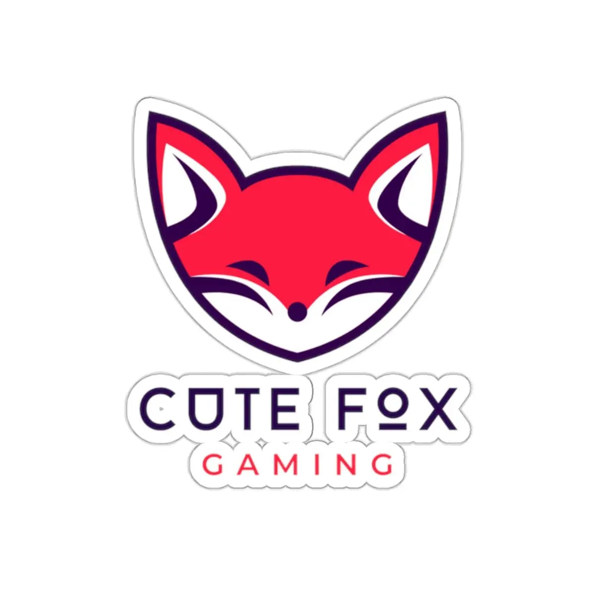 Fox Gamer Stickers – Cute Vinyl Kiss Cut Decals | Adorable Chibi Style Pack