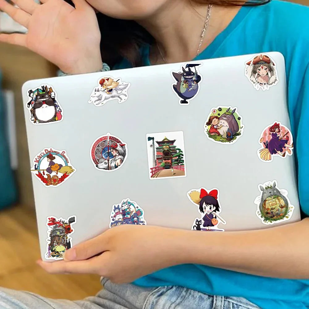 Anime Stickers - Waterproof Vinyl Decorative Stickers | Durable Cartoon Decals for Laptops & Skateboards