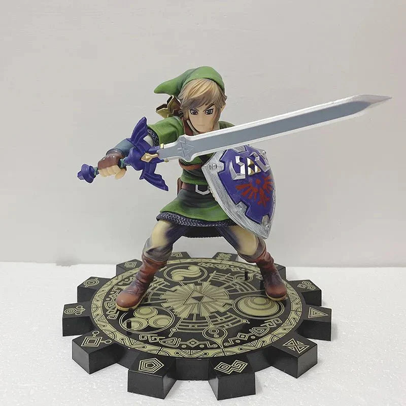 Skyward Sword Link Figure – 7.9 Inch Articulated Zelda Action Figure with Master Sword