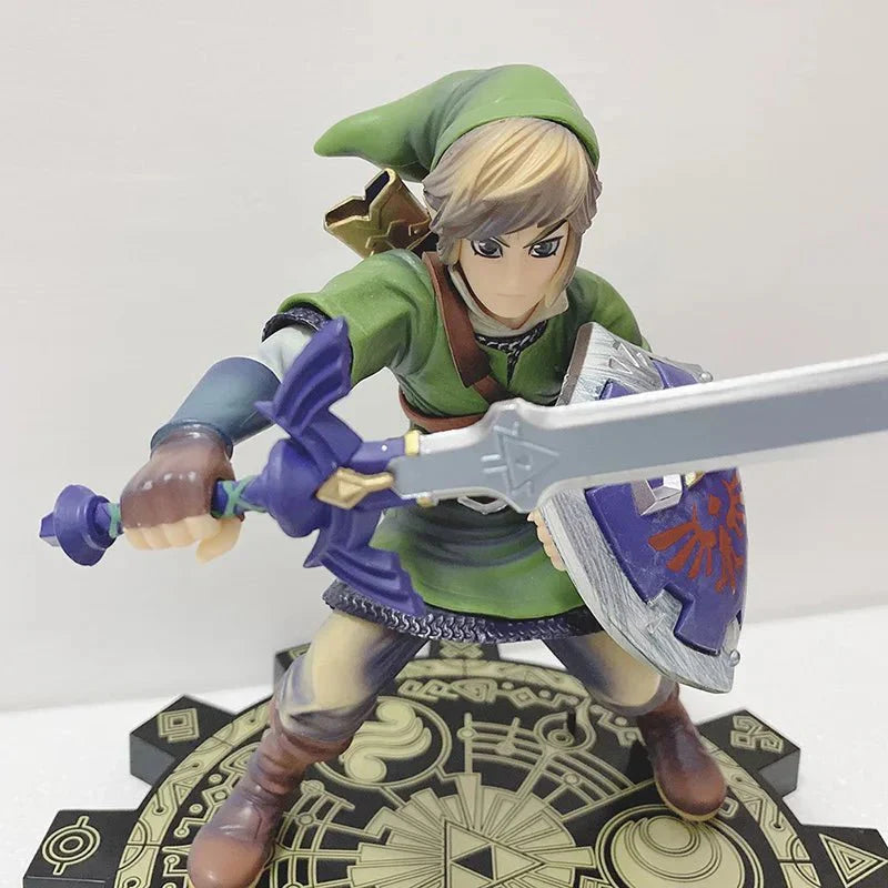 Skyward Sword Link Figure – 7.9 Inch Articulated Zelda Action Figure with Master Sword