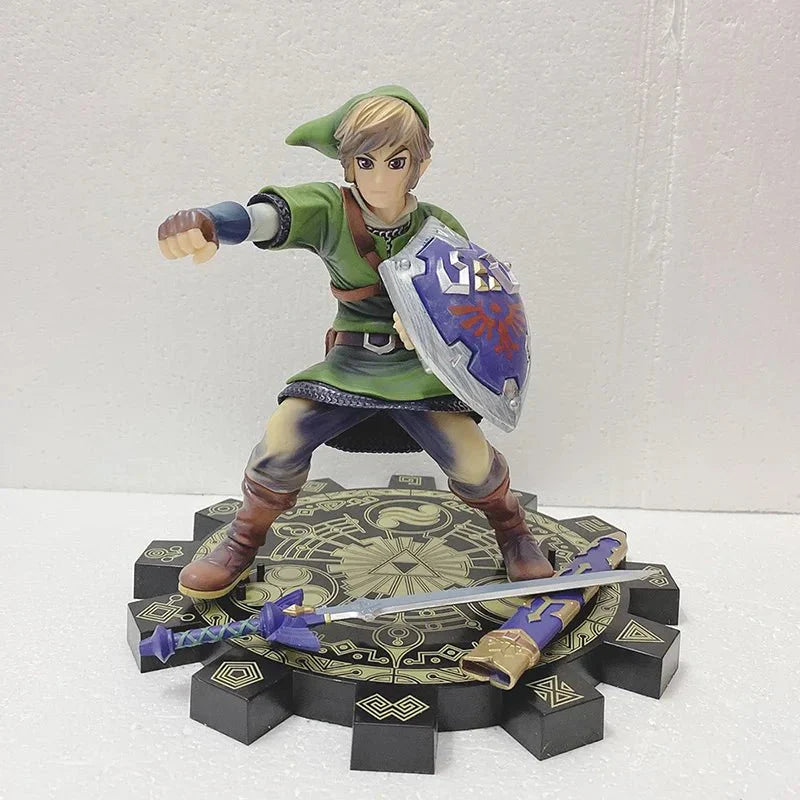 Skyward Sword Link Figure – 7.9 Inch Articulated Zelda Action Figure with Master Sword