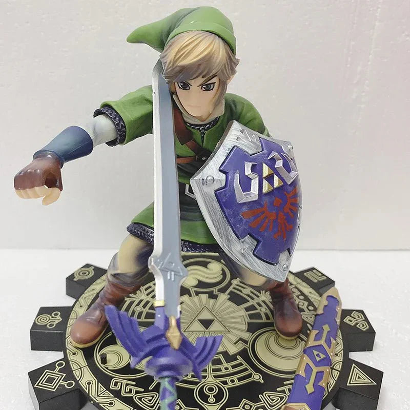 Skyward Sword Link Figure – 7.9 Inch Articulated Zelda Action Figure with Master Sword