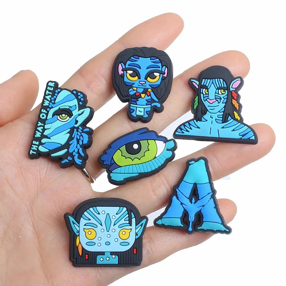 Avatar Science Fiction Film Shoes Charms Shoe Clogs Sandals Accessories Gifts