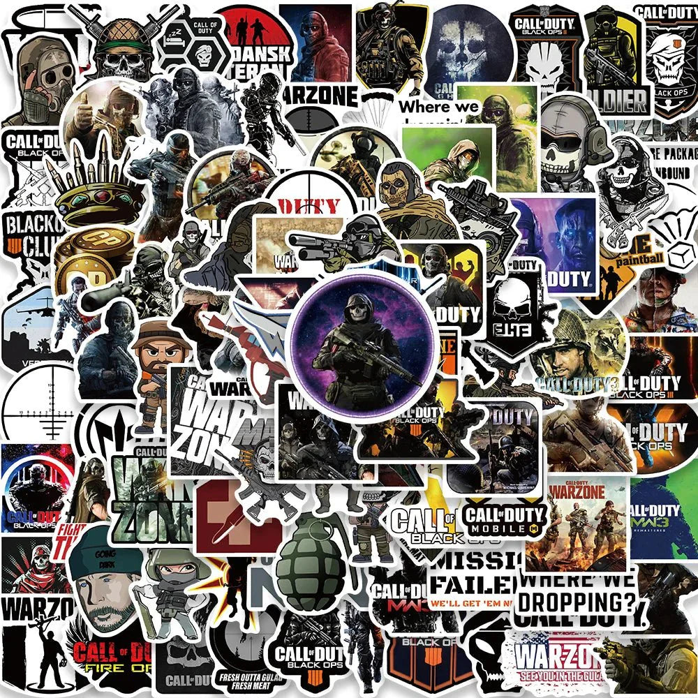 Call of Duty Stickers – Durable Gaming Console Decals | Cool Gamer Accessories