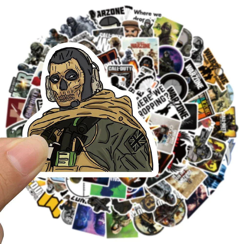 Call of Duty Stickers – Durable Gaming Console Decals | Cool Gamer Accessories
