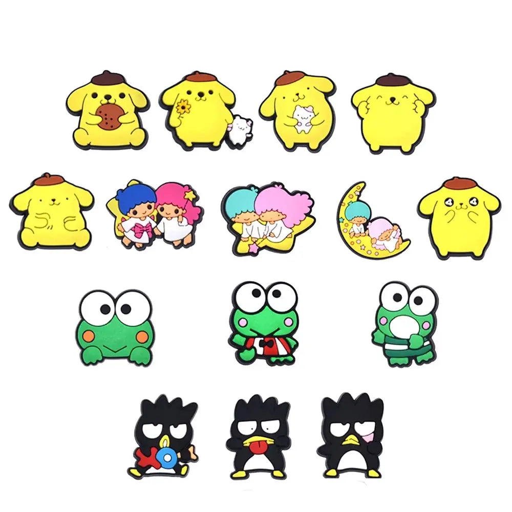 Cartoon PVC Shoe Charms - Colorful Disney, Pokemon & Sanrio Croc Accessories Set