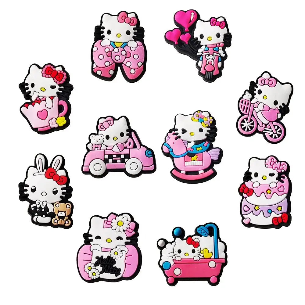 Cartoon PVC Shoe Charms - Colorful Disney, Pokemon & Sanrio Croc Accessories Set