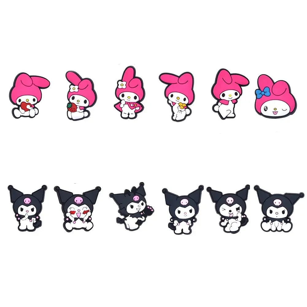 Cartoon PVC Shoe Charms - Colorful Disney, Pokemon & Sanrio Croc Accessories Set