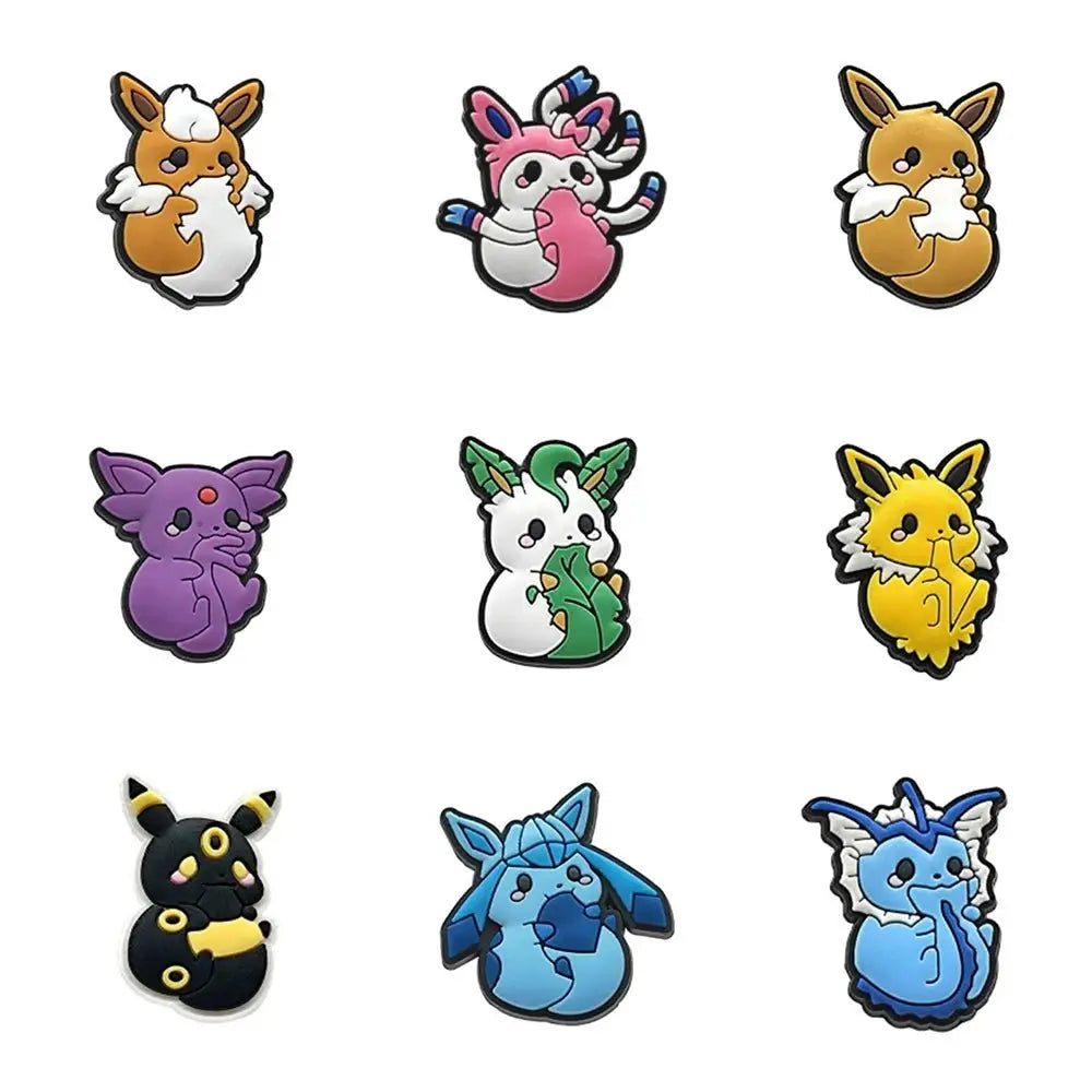 Cartoon PVC Shoe Charms - Colorful Disney, Pokemon & Sanrio Croc Accessories Set