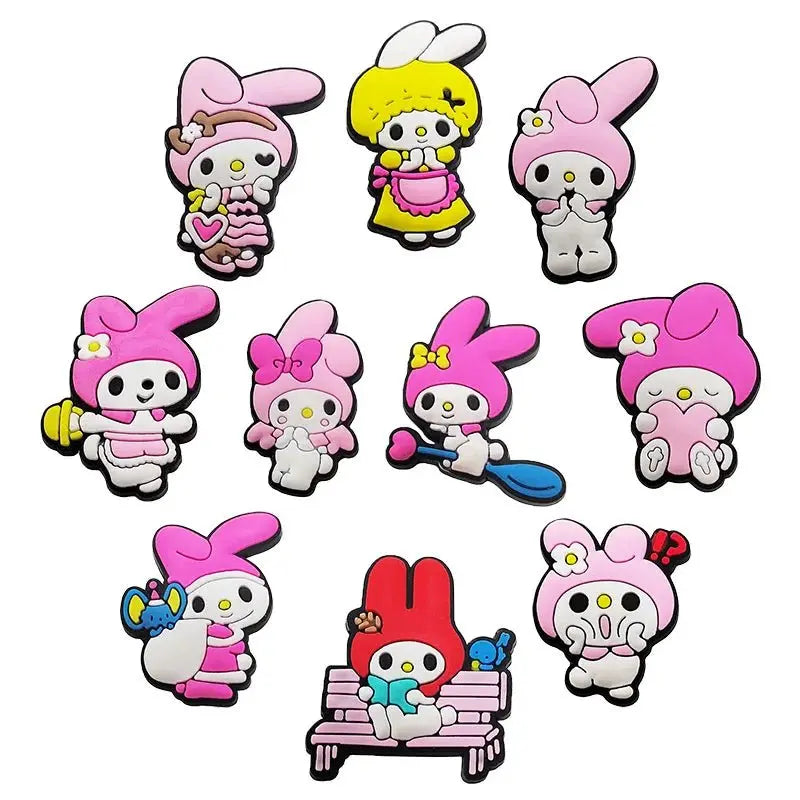 Cartoon PVC Shoe Charms - Colorful Disney, Pokemon & Sanrio Croc Accessories Set