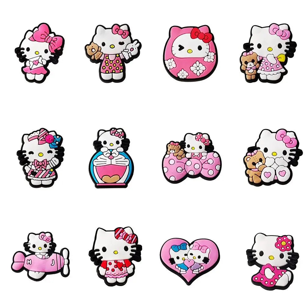 Cartoon PVC Shoe Charms - Colorful Disney, Pokemon & Sanrio Croc Accessories Set