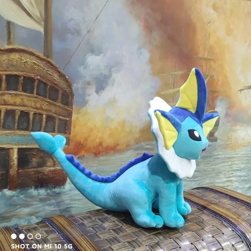 Vaporeon Plush Toy | Stuffed Animal Toy, Soft Cuddly Plush For Fans